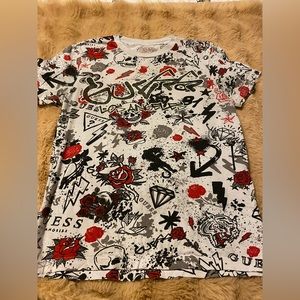 Guess LA I’ll k er cool print tee